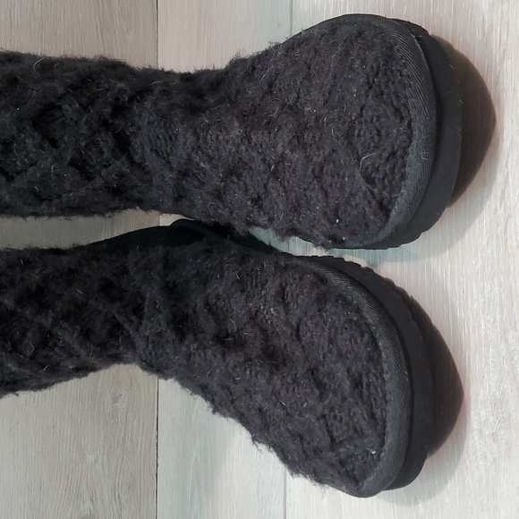 Ugg Australia Women 3066 Tall Button 3 sweater cardi boots shoes sz 7 - Picture 5 of 13